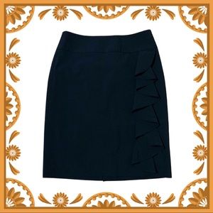 White House|Black Market Size 2 Ruffle Skirt